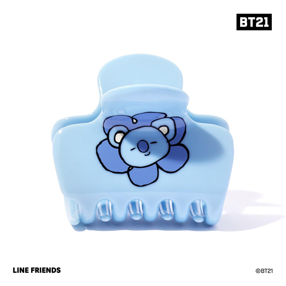 Kitsch BT21, couleurs vives sur la pince pour un look vibrant.