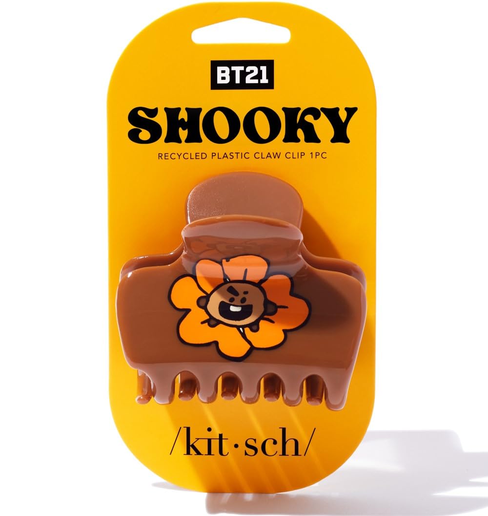 Kitsch BT21 pinces-cheveux gonflées moyennes offrant un maintien élégant pour tous types de cheveux.