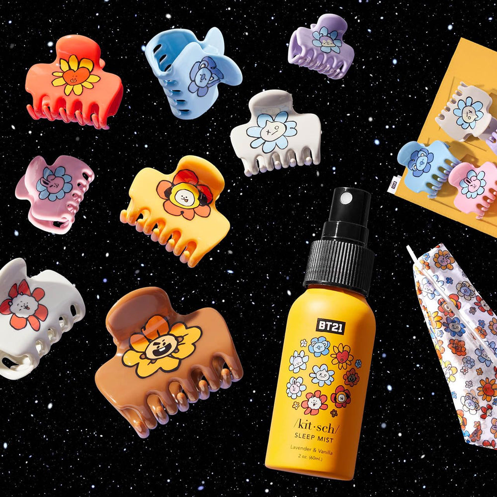 Pinces Kitsch BT21 usage quotidien, faciles à porter toute la journée.