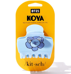 Pinces Puffy moyennes Kitsch BT21, fixation fiable pour cheveux fins et épais.