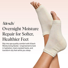 Kitsch chaussettes à orteils ouverts, confort et respiration des pieds.