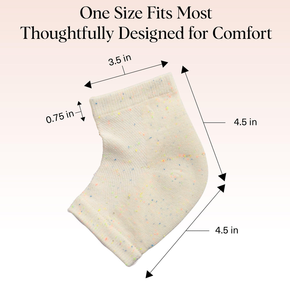 Chaussettes réutilisables et lavables, traitements répétés faciles.