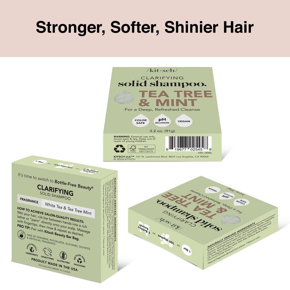Kitsch Cheveux colorés – formule pH neutre adaptée aux teintes.