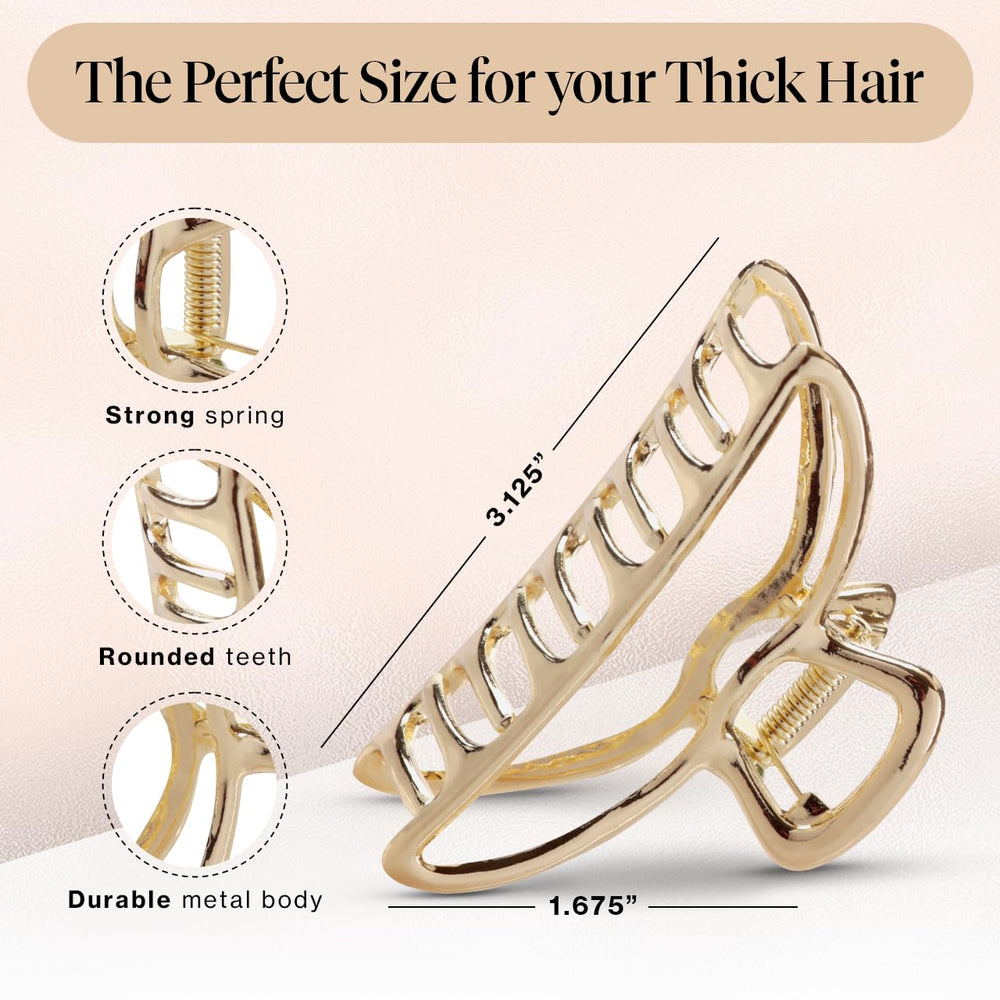 Clip Kitsch en métal hématite, allure chic pour toutes les occasions.