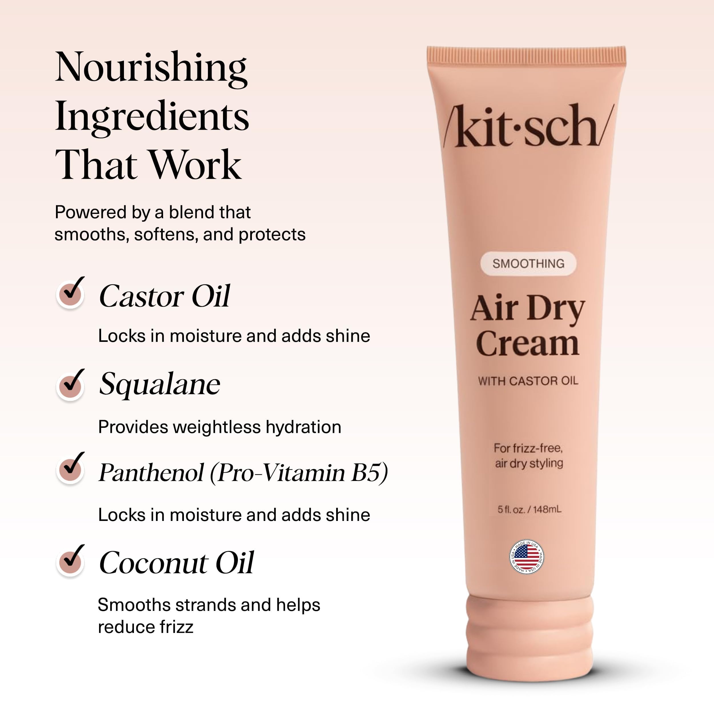 Kitsch crème – application sans chaleur pour un résultat léger.