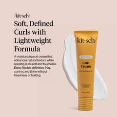 Kitsch Creme Boucles Application : application facile pour un style sans effort.