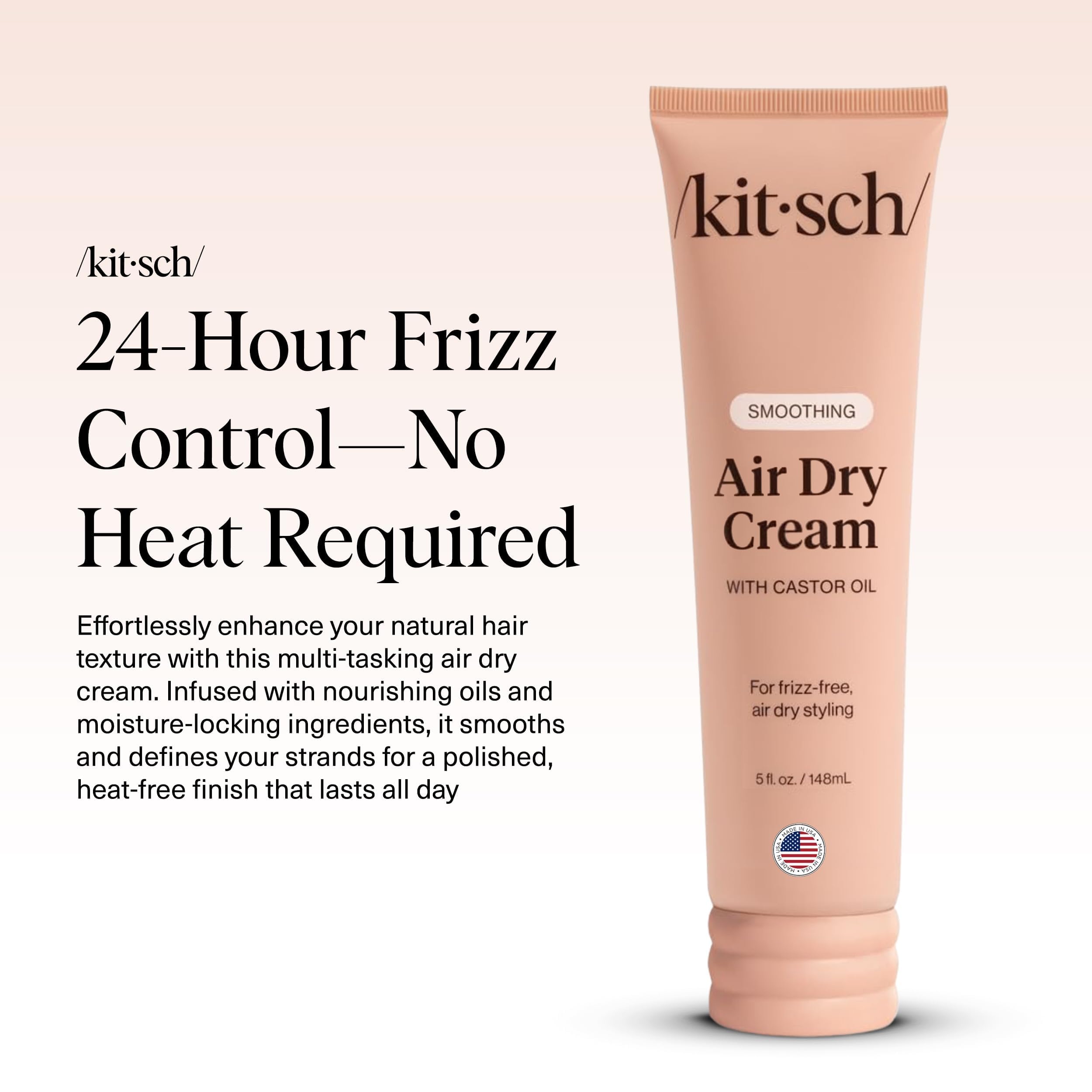 Kitsch crème – définition de la texture naturelle sur cheveux fins.