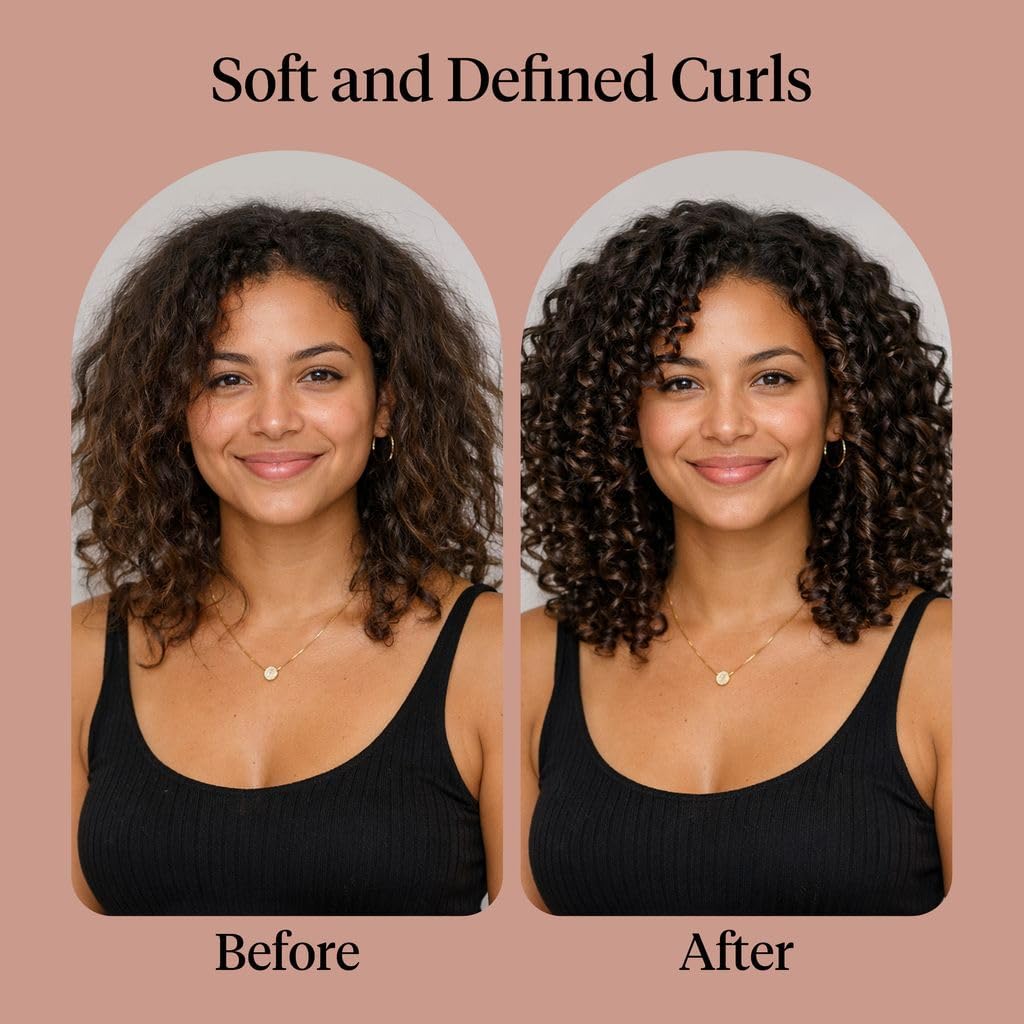 Kitsch Creme Boucles : gestion du frisottis et brillance légère.