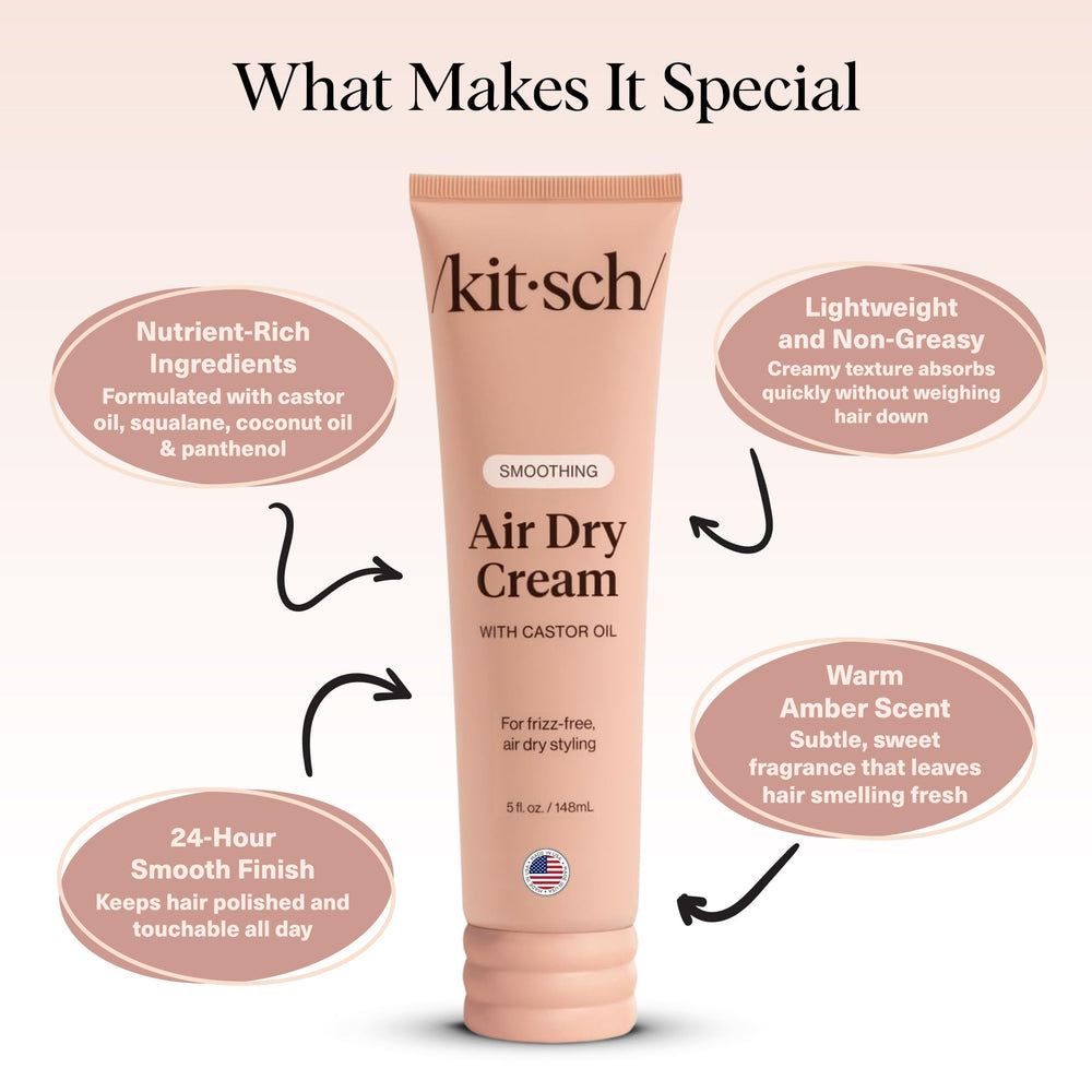 Kitsch crème – formule nourrissante à l'huile de ricin et coco.
