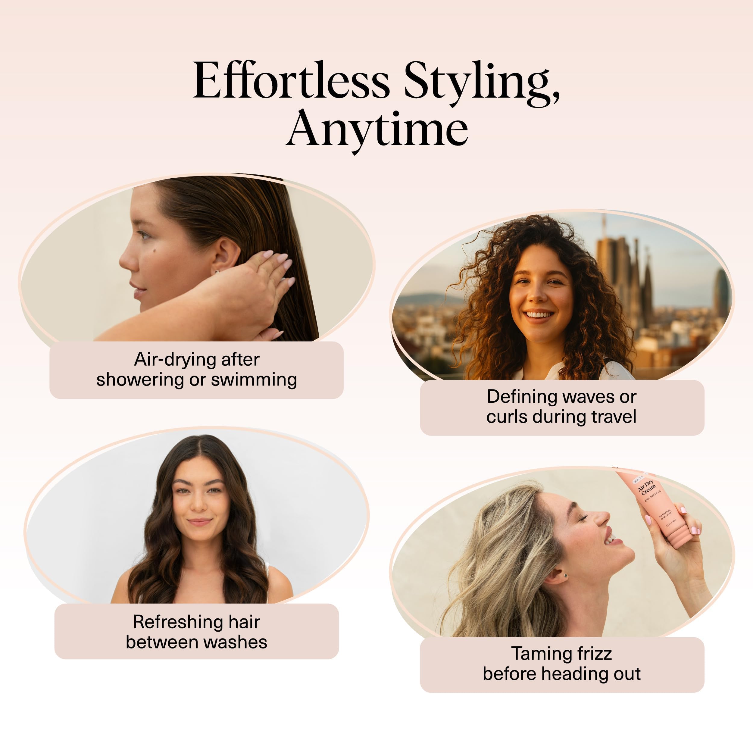 Kitsch crème – soin polyvalent coiffure et anti-frisottis.
