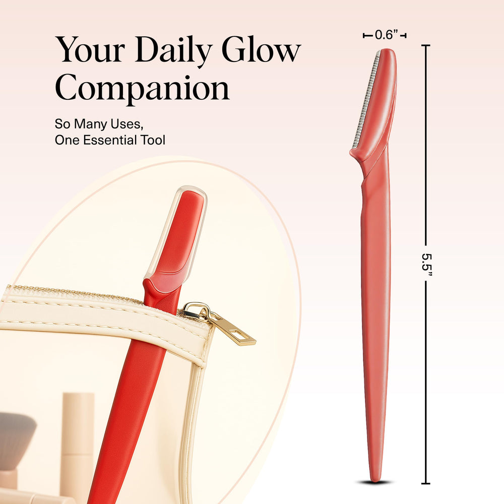 Kitsch Dermaplane Polyvalent Visage et Sourcils — solution tout-en-un.