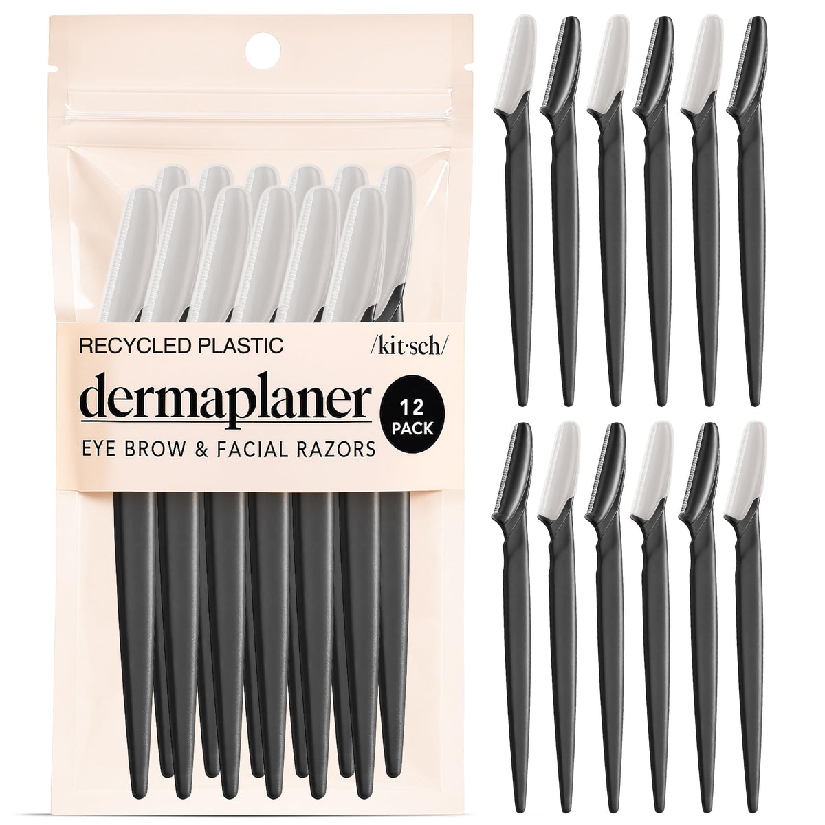 Kitsch Dermaplane Rasoir Visage – exfoliation douce pour peau lisse