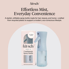 Kitsch design-coiffure bleu haze pour routine élégante.