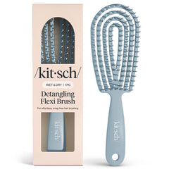 Brosse Kitsch Detangler cadre pliable pour démêlage en douceur et sans douleur.