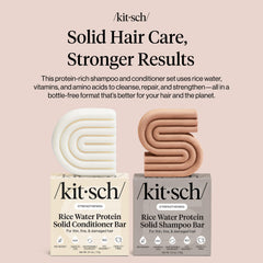 Kitsch ensemble-barres-solides-cheveux, duo écologique et pratique.