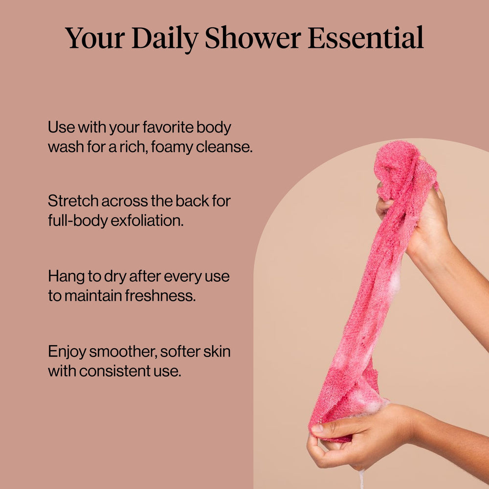 Ensemble de 3 éponges africaines Kitsch, pratique pour la douche en famille.