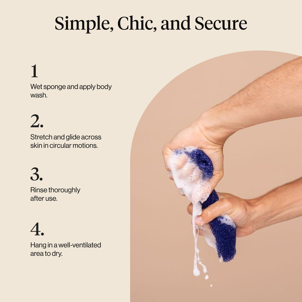 Set de trois éponges africaines idéal pour la routine douche
