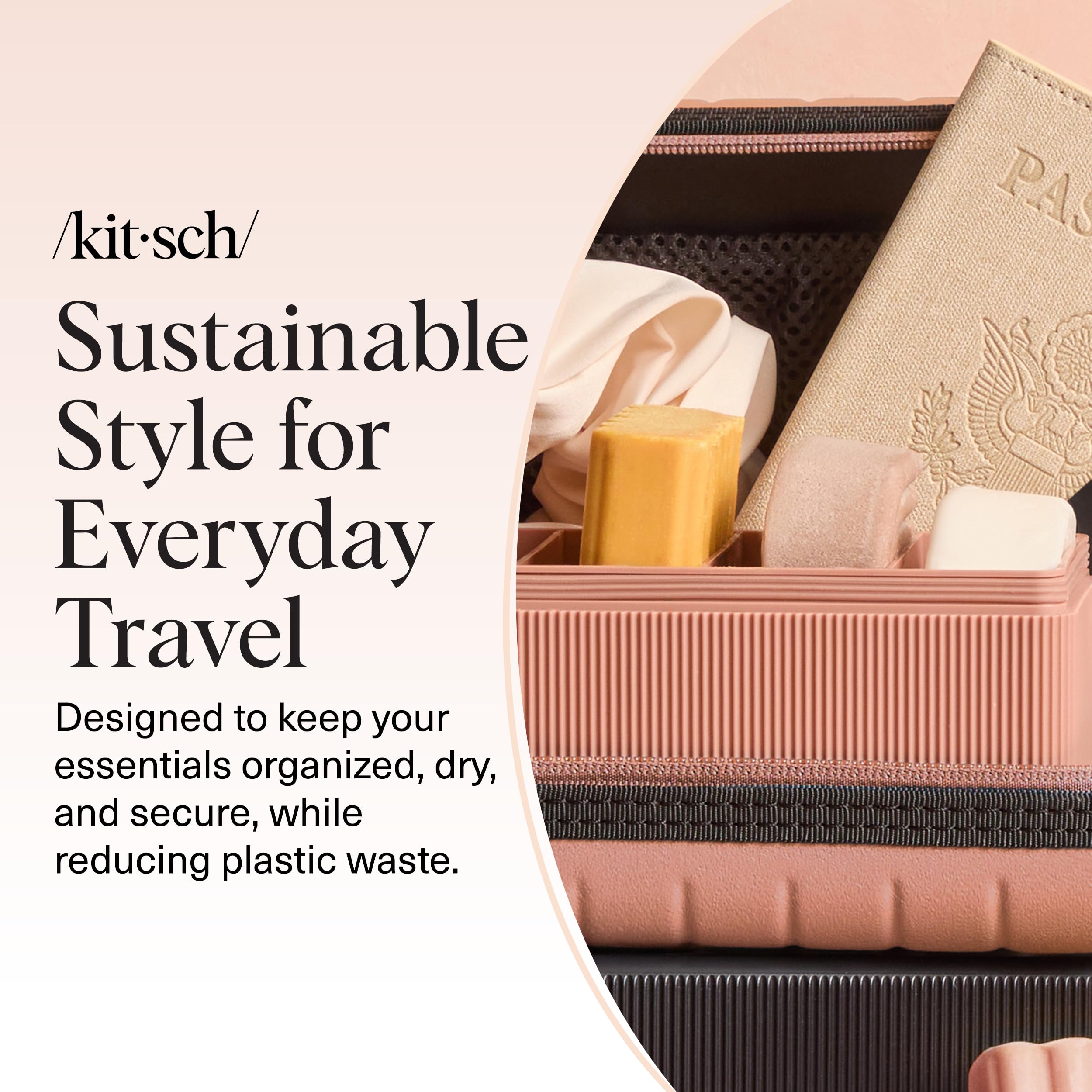 Kitsch étui savon cadeau voyage, idée pratique et écoresponsable pour voyageurs.