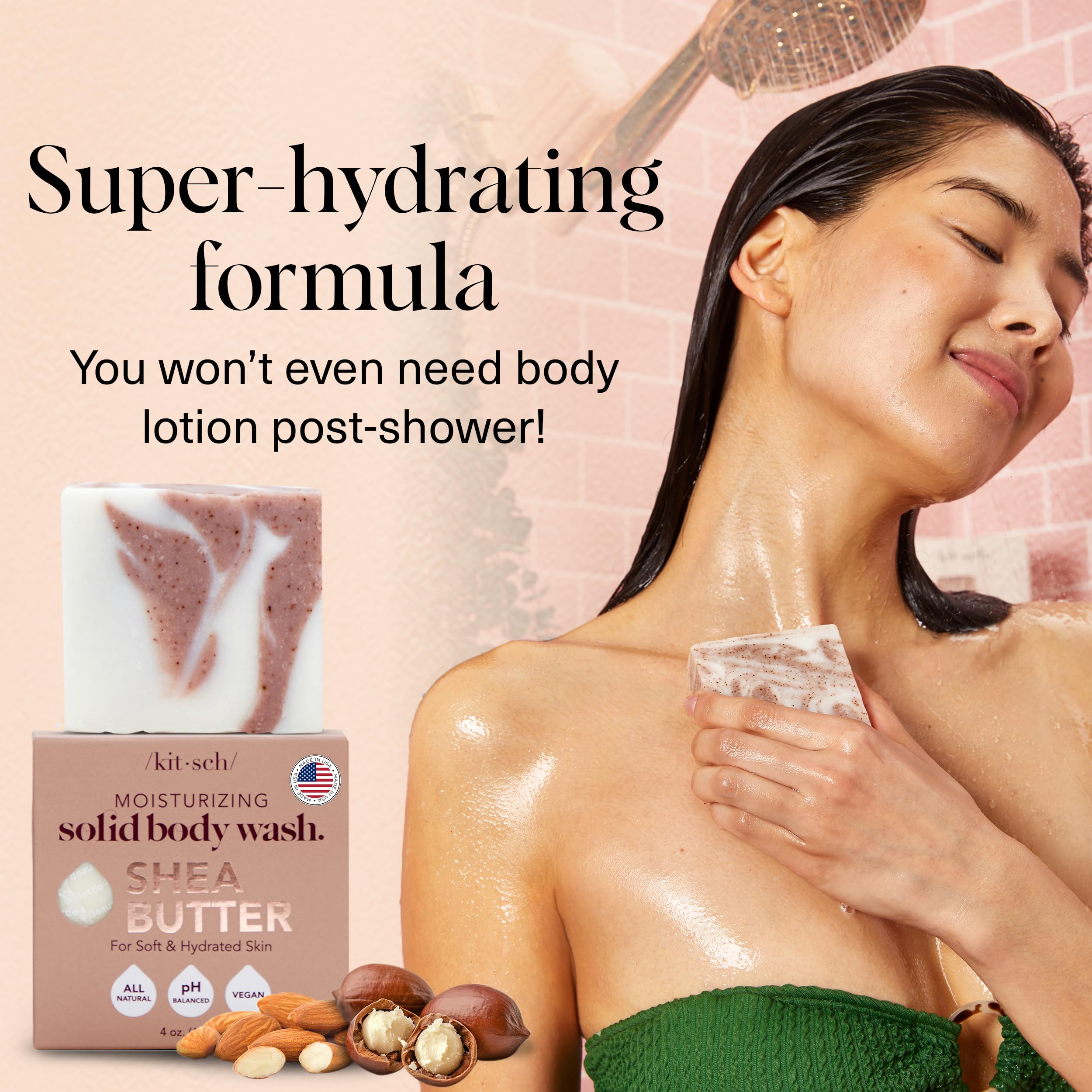 Kitsch Exfoliant végétal – gommage doux pour peau lisse.
