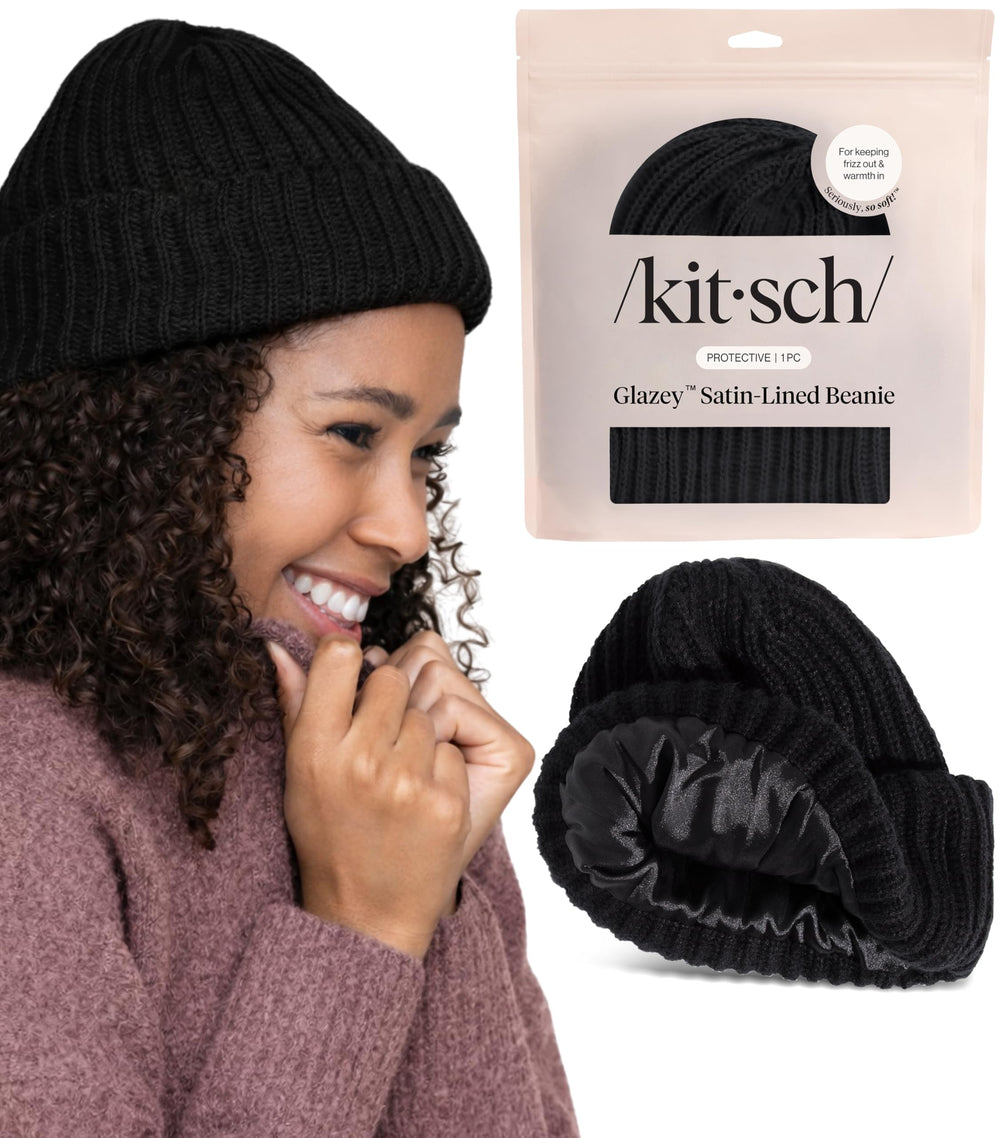 Kitsch Glazey bonnet satin intérieur: protection anti-frisottis pour cheveux.