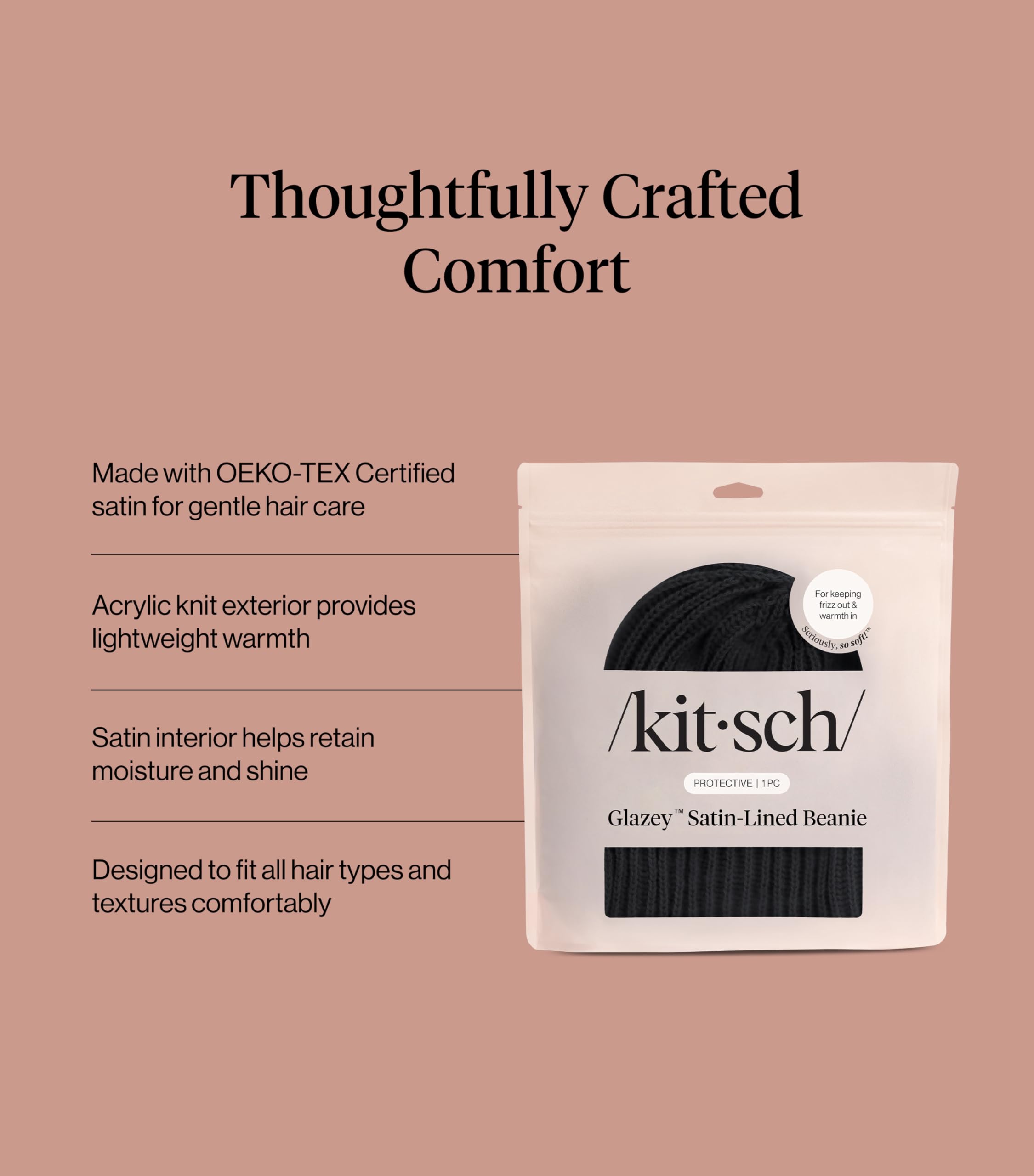 Kitsch Glazey design unisexe: coupe moderne adaptée à tous les visages.