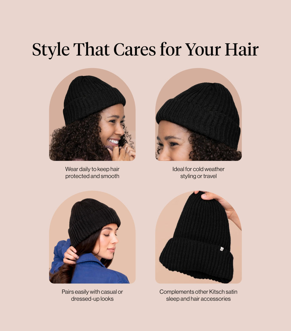 Kitsch Glazey utilisation quotidienne: accessoire cheveux fiable en hiver.