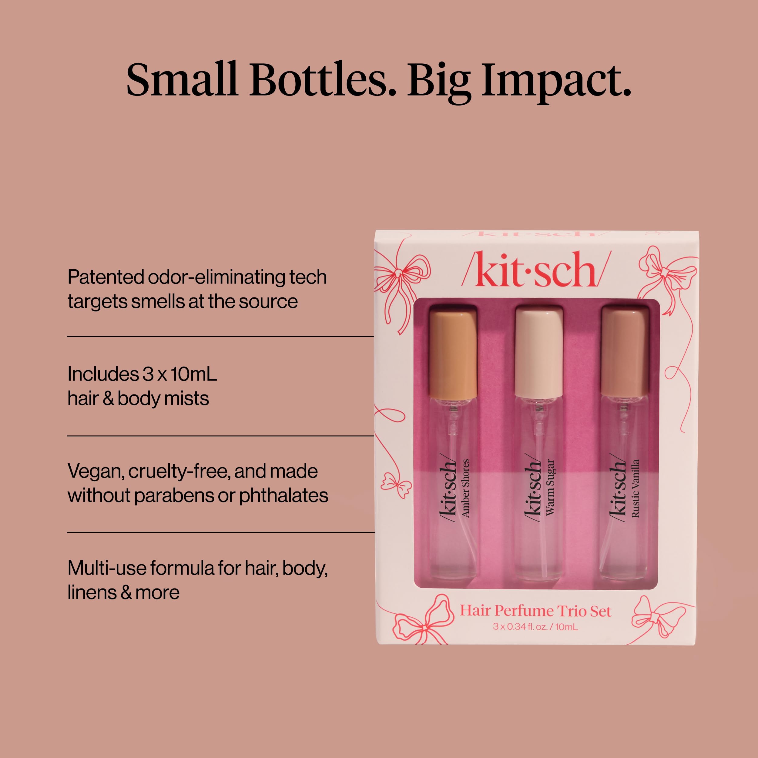 Kitsch Hair Mist on Hair for quick, lightweight refresh.