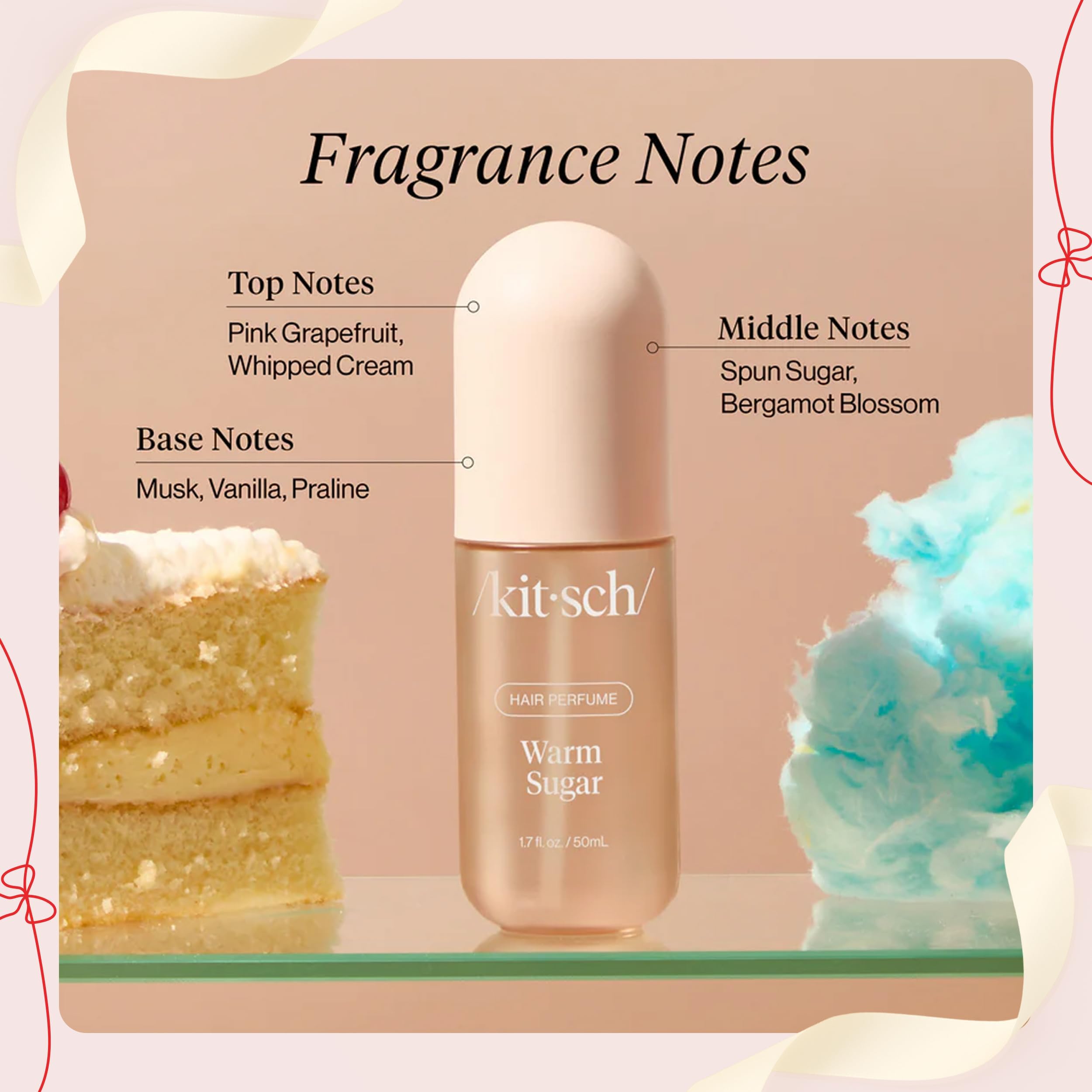 Kitsch Hair Perfume voyage et pochette – pratique en déplacement pour une senteur durable