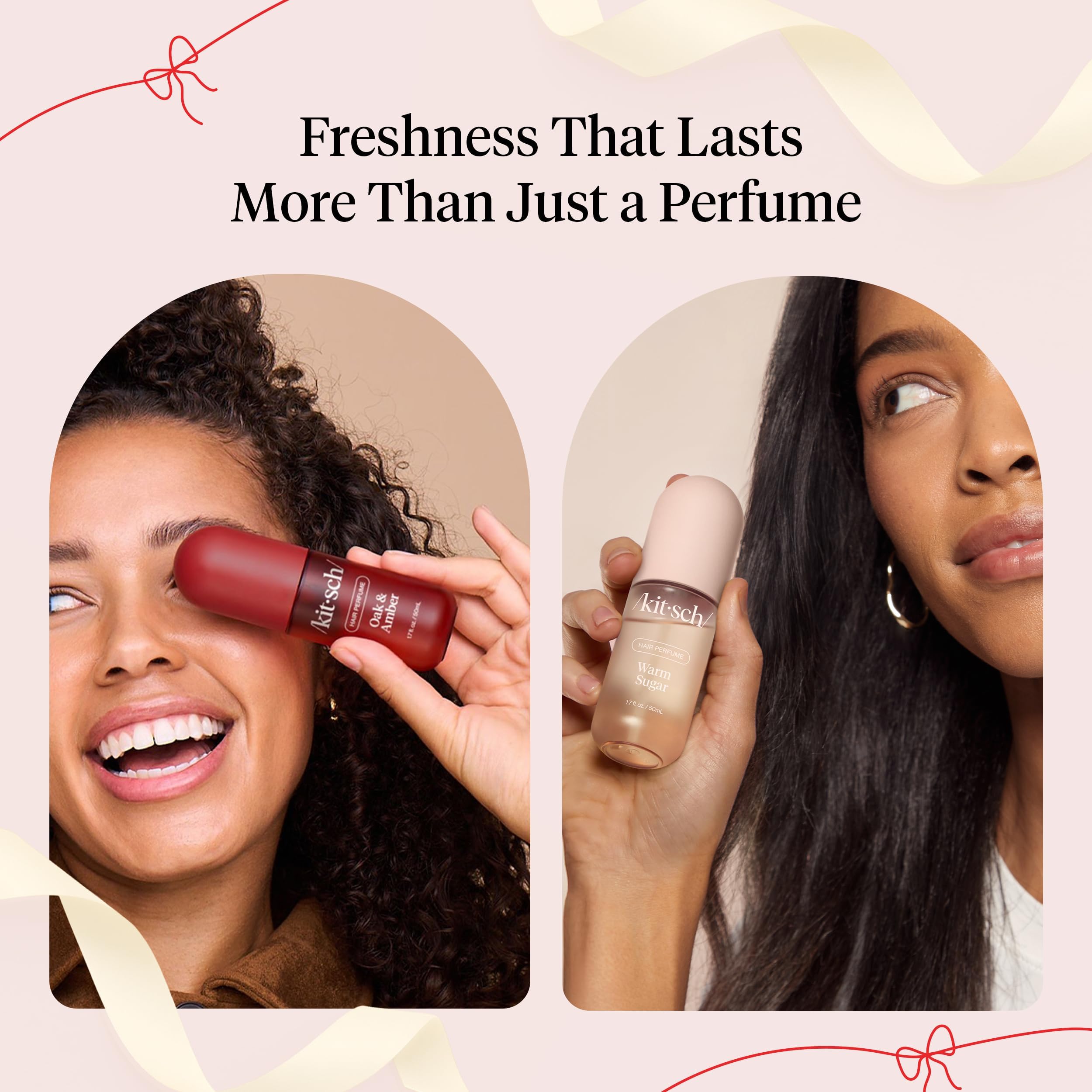 Kitsch Hair Perfume Spray – application pratique sur cheveux pour fraîcheur instantanée