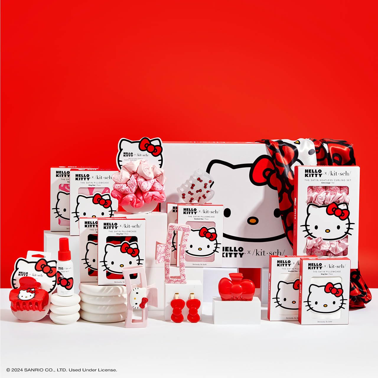 Cadeau idéal pour femmes, clip Hello Kitty Kitsch prêt à offrir.