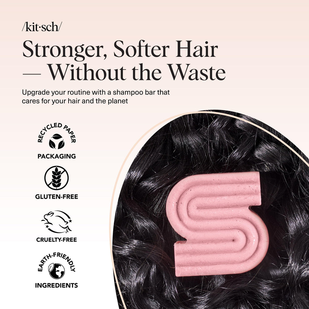 Kitsch mousse riche, lavage en douceur pour cheveux propres et revitalisés