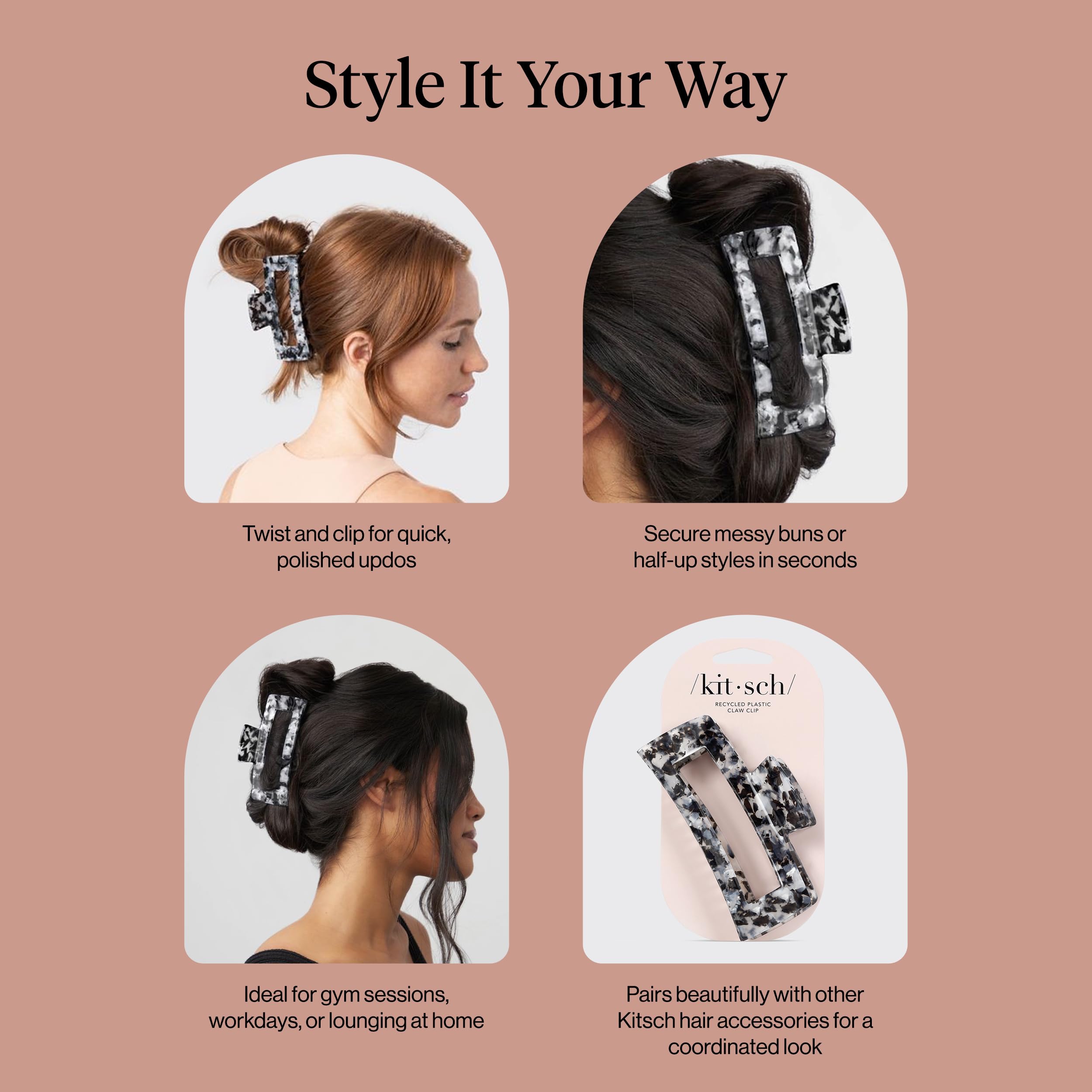 Kitsch cadeau idéal pour femmes, accessoire coiffure élégant.