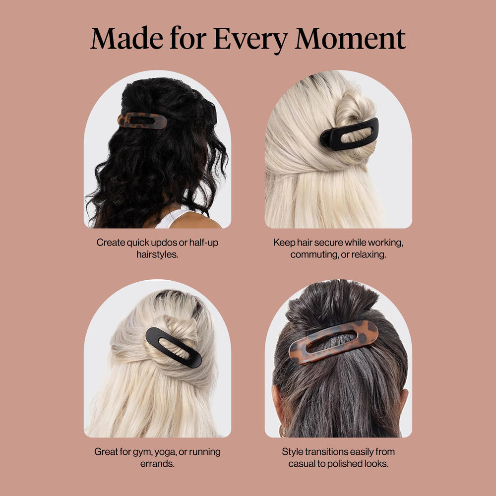 Pinces Kitsch flat-cheveux durable-recycle: accessoire éco-responsable et robuste.