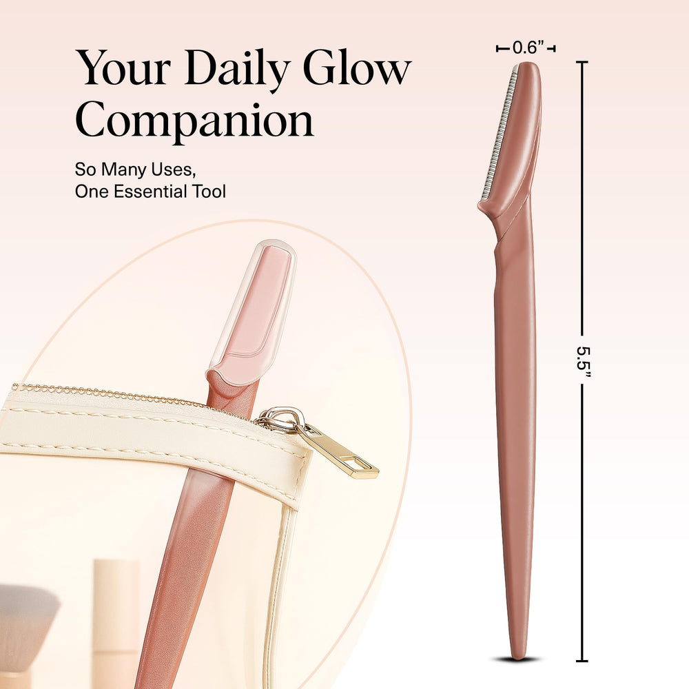 Rasoir visage compact Kitsch – parfait pour les voyages.