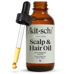 Kitsch Romarin huile bouteille – nourrir cuir chevelu et racines