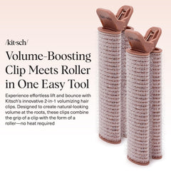 Rouleaux cheveux Kitsch, volume boucles sans chaleur durable.