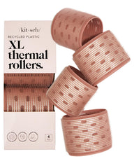 Kitsch XL rouleaux thermiques en ceramique, ensemble pour volume et boucles faciles