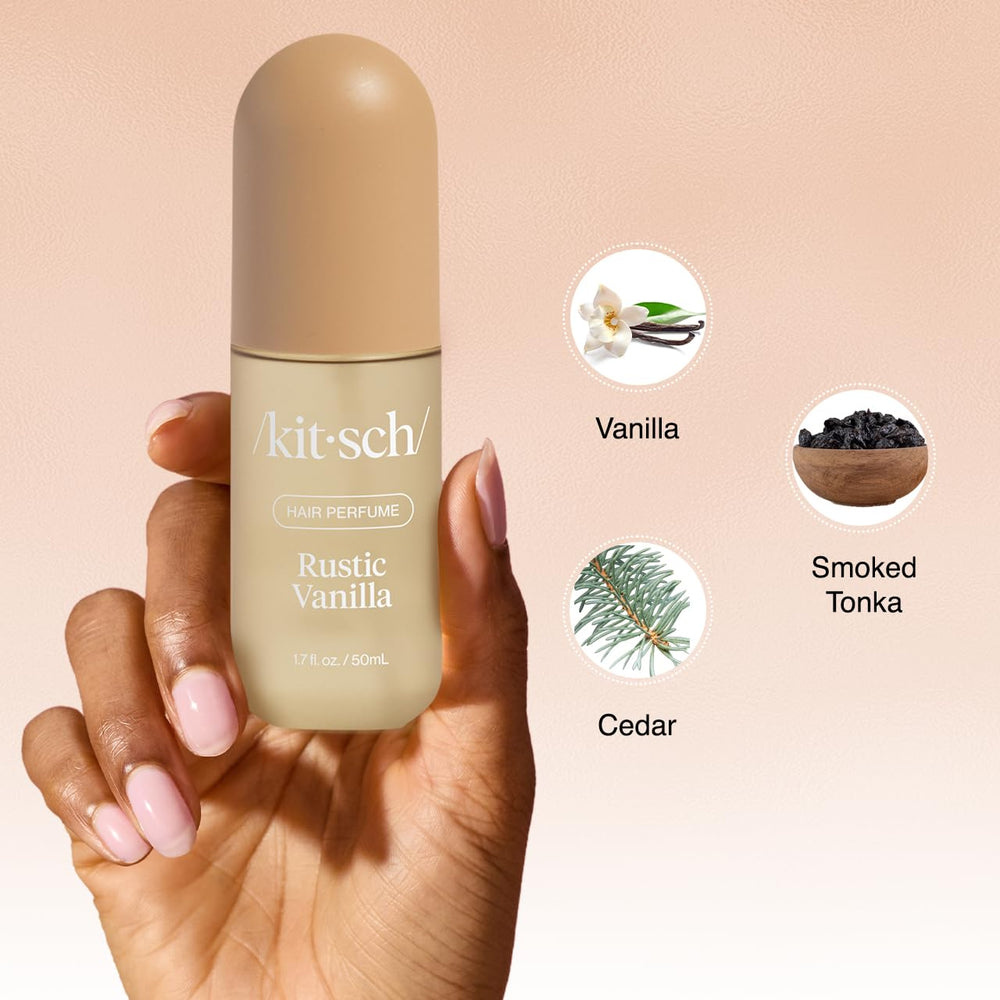 Kitsch Rustic Vanilla parfum d oreiller rafraîchit nuit et voyage
