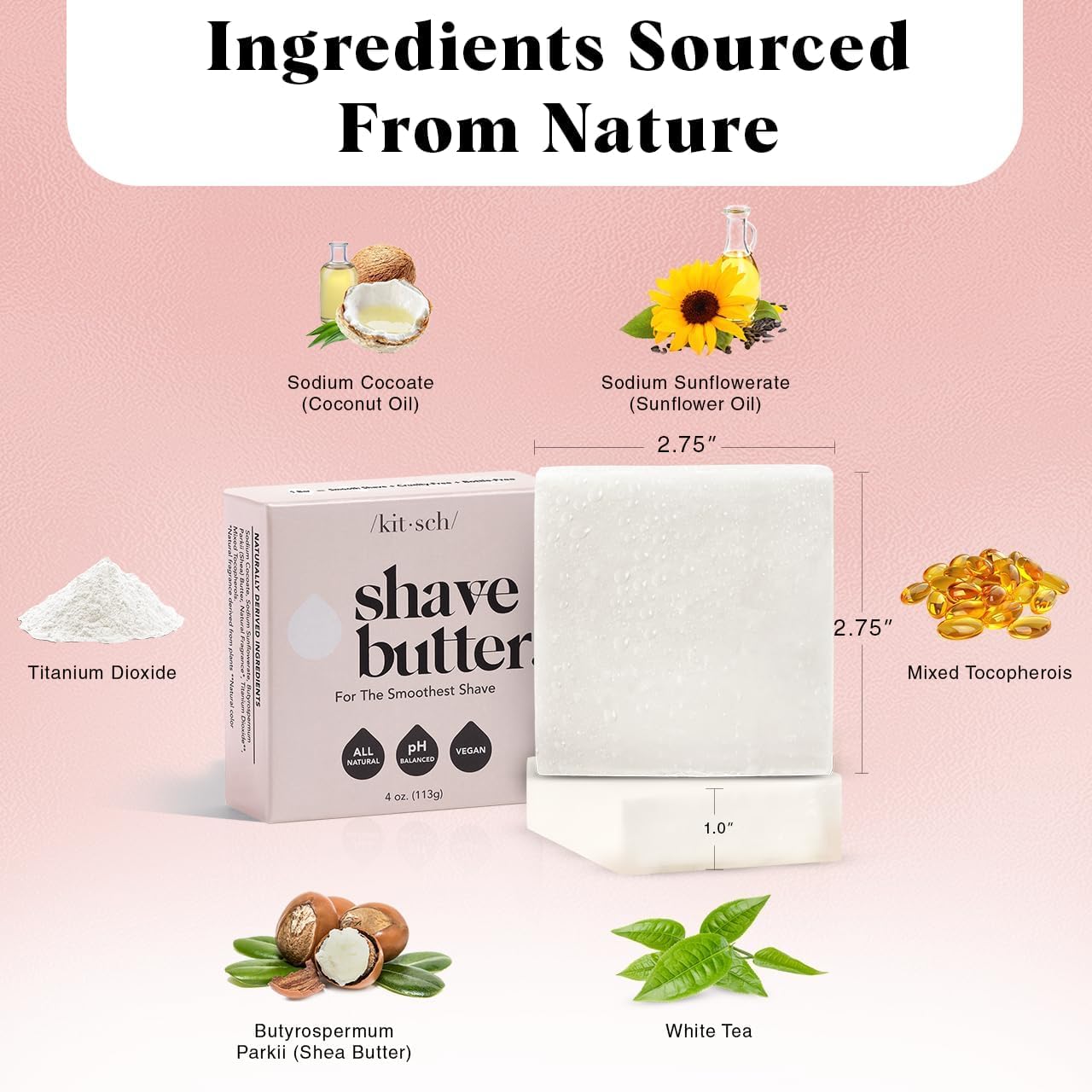 Kitsch savon rasage creme mousse : mousse riche protège les zones sensibles