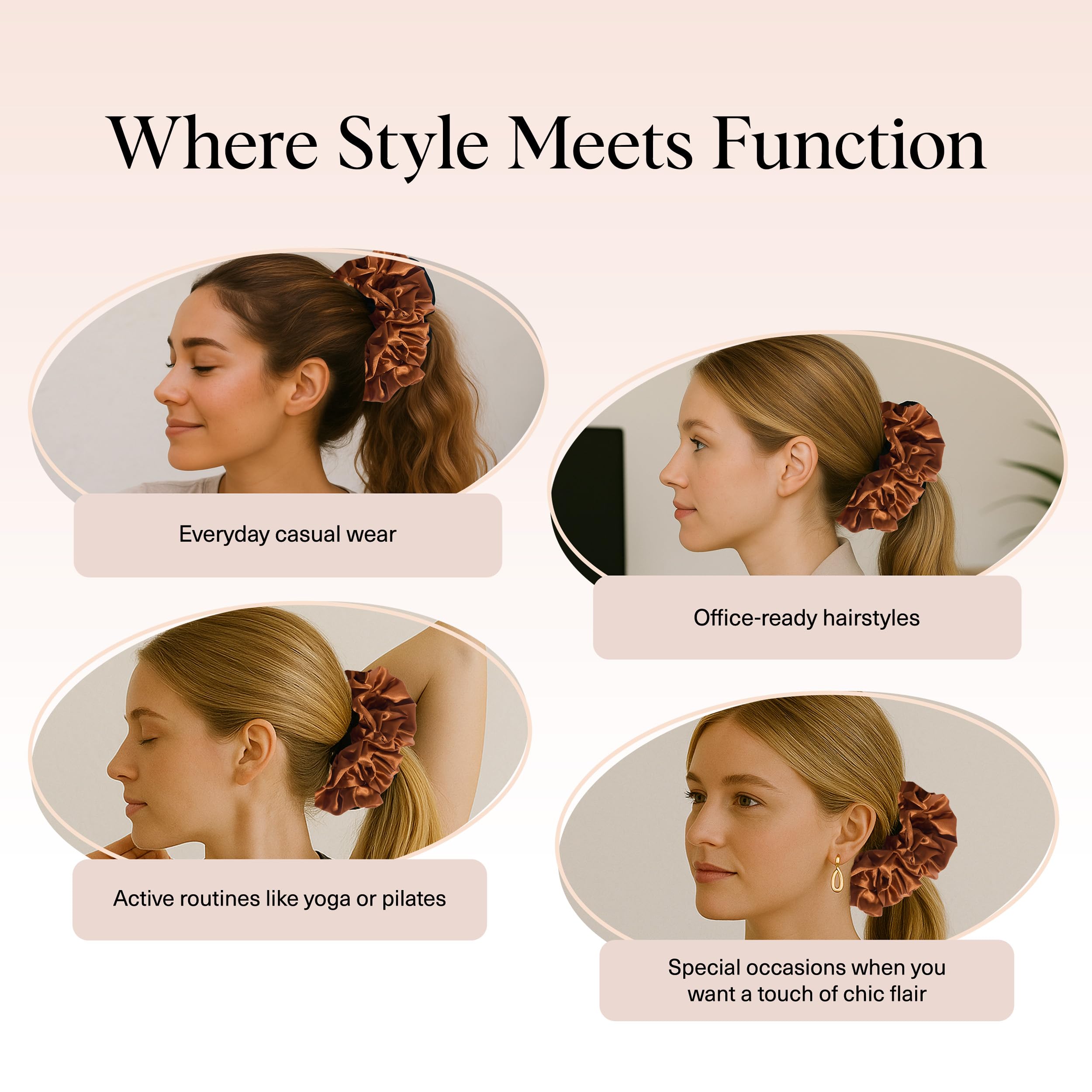 Kitsch Scrunchie emballage cadeau, image de présentation élégant et durable.