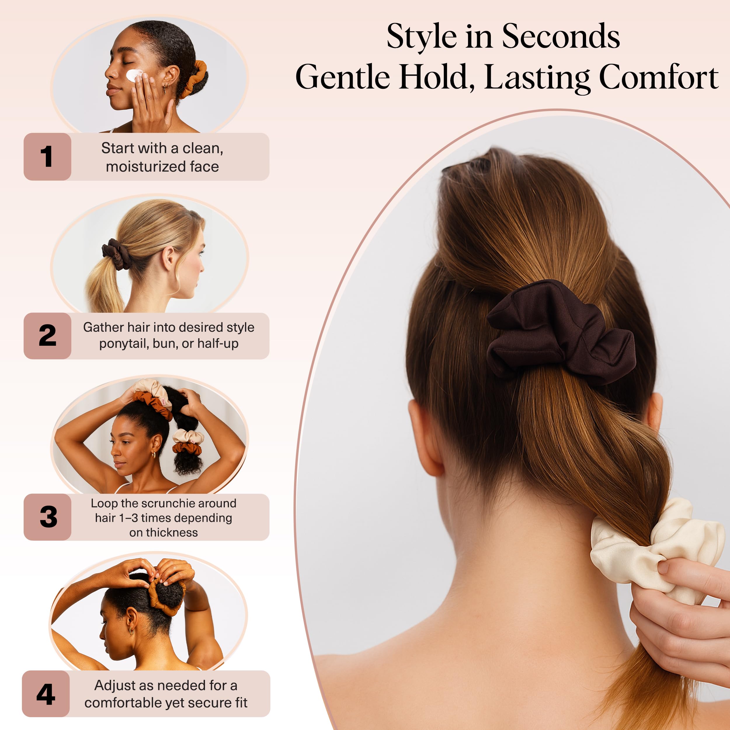 Kitsch Scrunchies Sedona cadeau femme idéal, élégant et pratique.