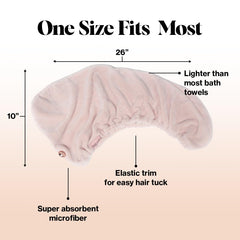 Kitsch serviette microfibre cheveux absorption rapide