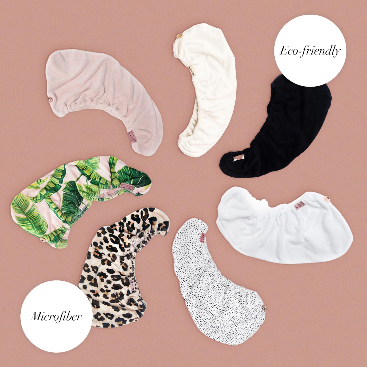 Kitsch serviette microfibre cheveux usage sport