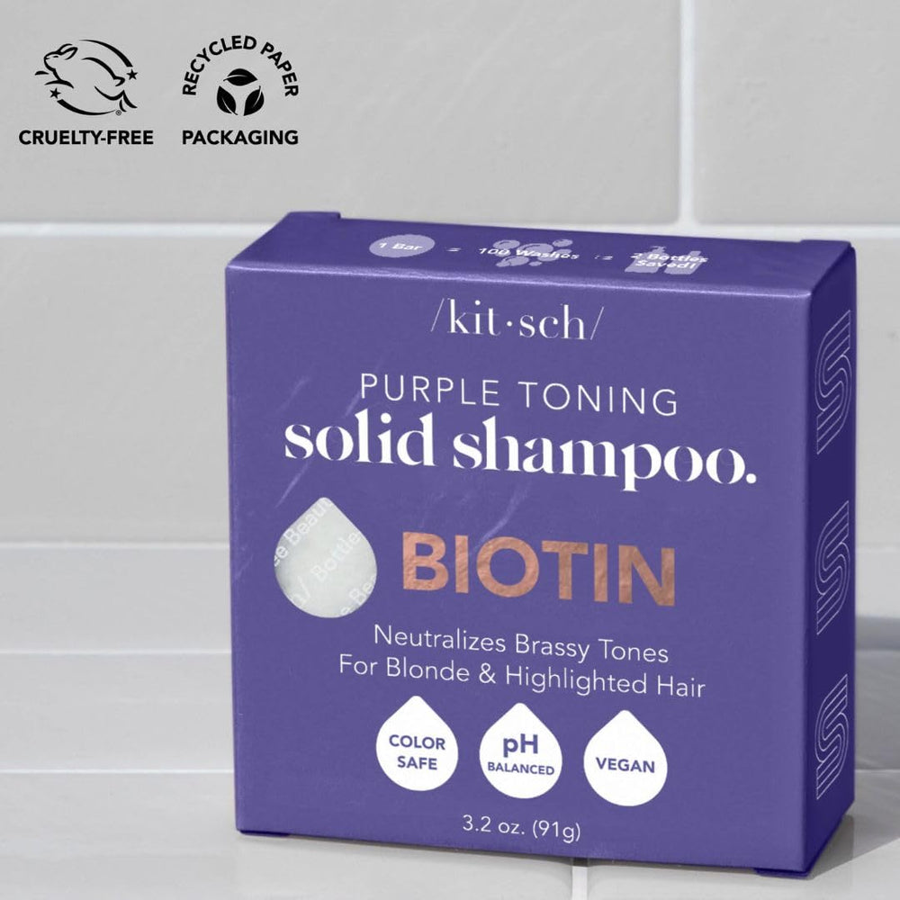 Shampoing Solide Kitsch fabriqué aux États-Unis avec des ingrédients de qualité.