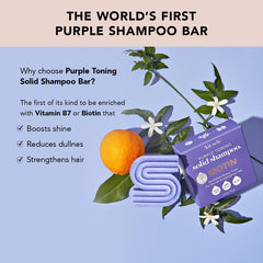 Kitsch Shampoing Solide Tonifiant Violet pour cheveux colorés révèle l éclat.