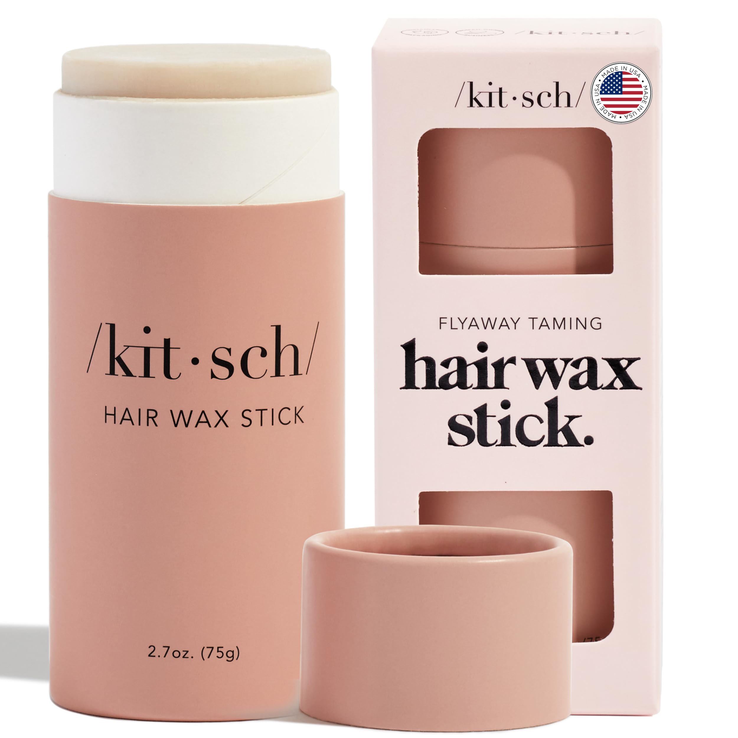 Kitsch Stick Cire Cheveux compact pour retouches rapides en déplacement