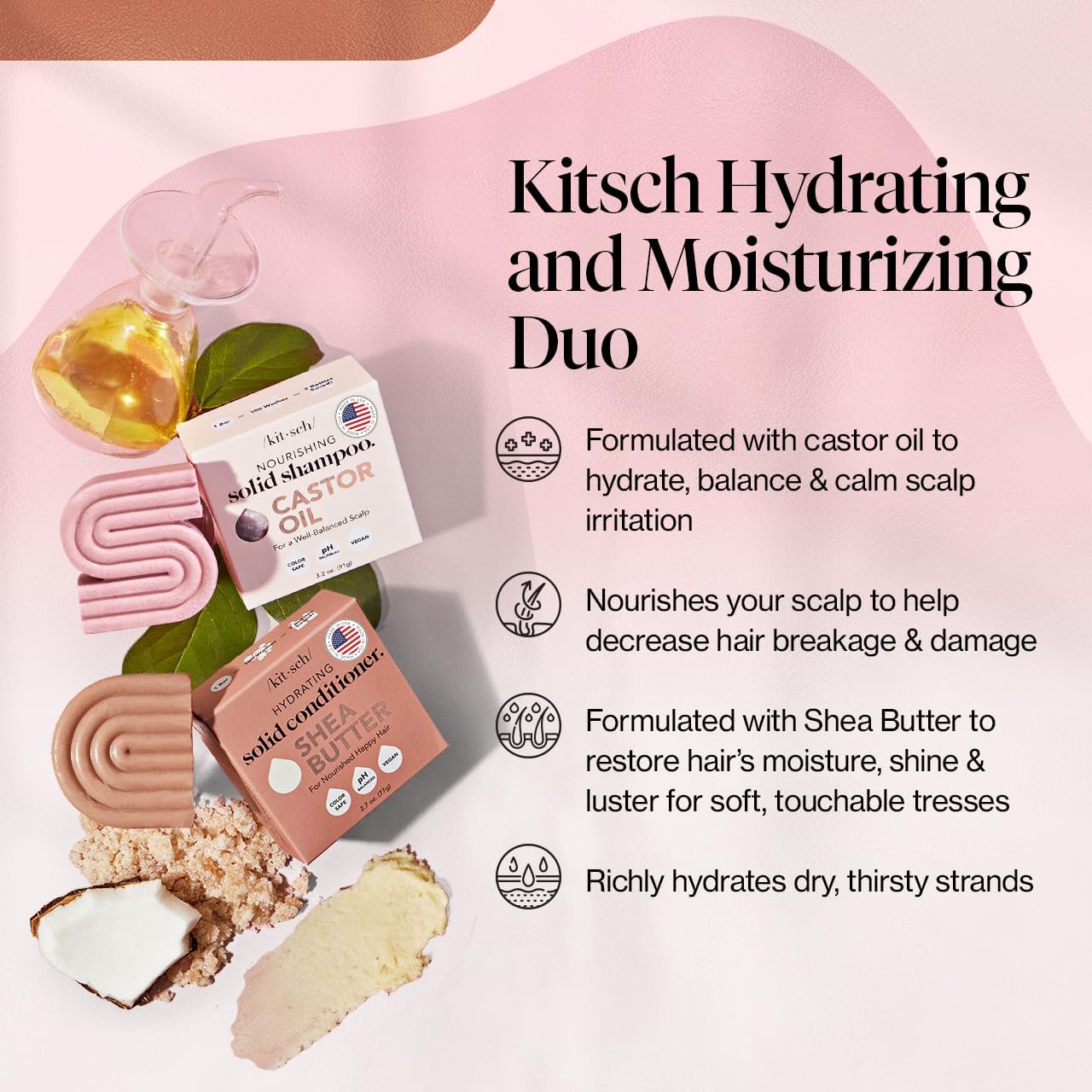 Utilisation quotidienne des barres solides Kitsch pour routine simplifiée