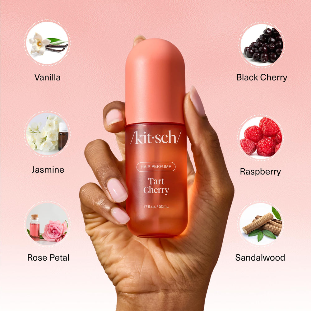 Kitsch utilisation quotidienne Cerise acide, rafraîchit cheveux et corps.