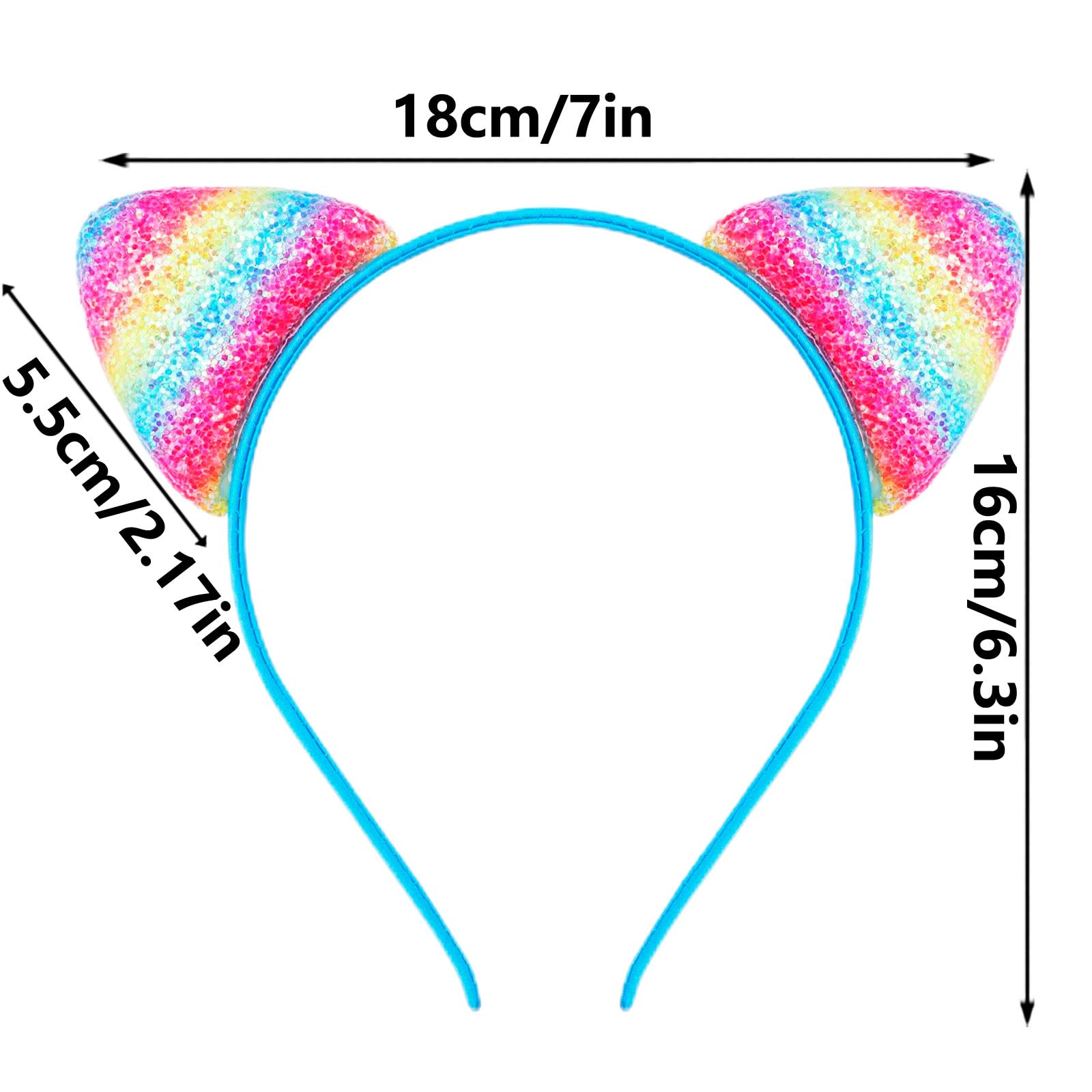 KIUSOWAYD ensemble coloré d'oreilles-chat pour varier les styles au quotidien.