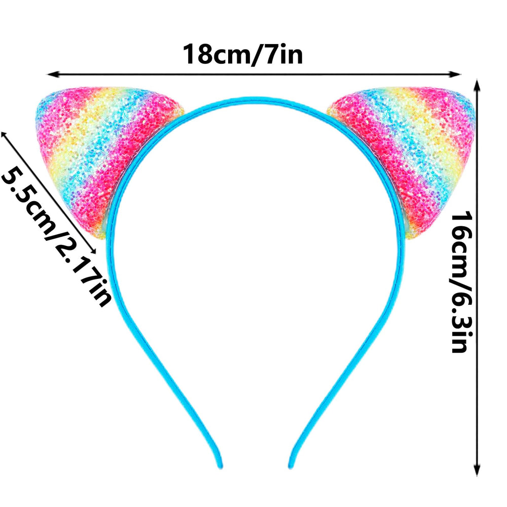 KIUSOWAYD ensemble coloré d'oreilles-chat pour varier les styles au quotidien.